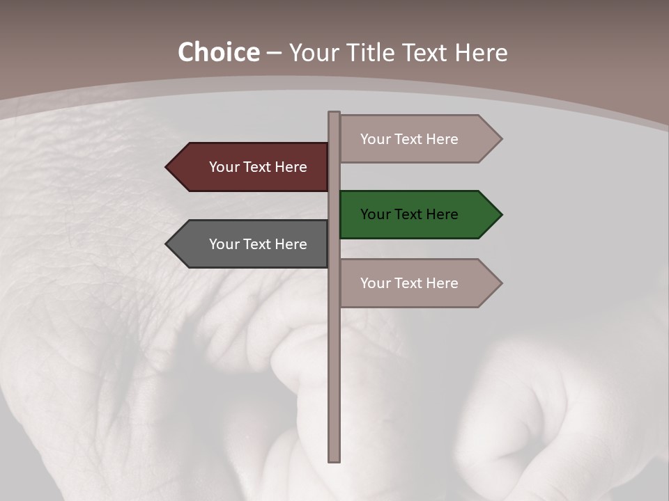 Happiness Harmony Male PowerPoint Template