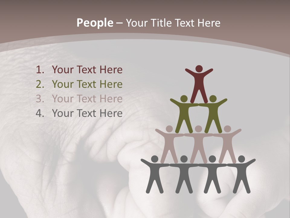 Happiness Harmony Male PowerPoint Template