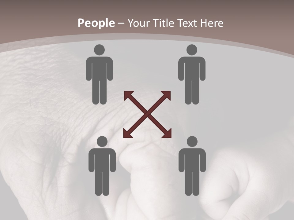 Happiness Harmony Male PowerPoint Template