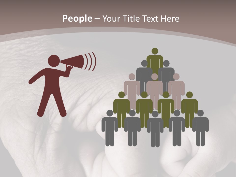 Happiness Harmony Male PowerPoint Template