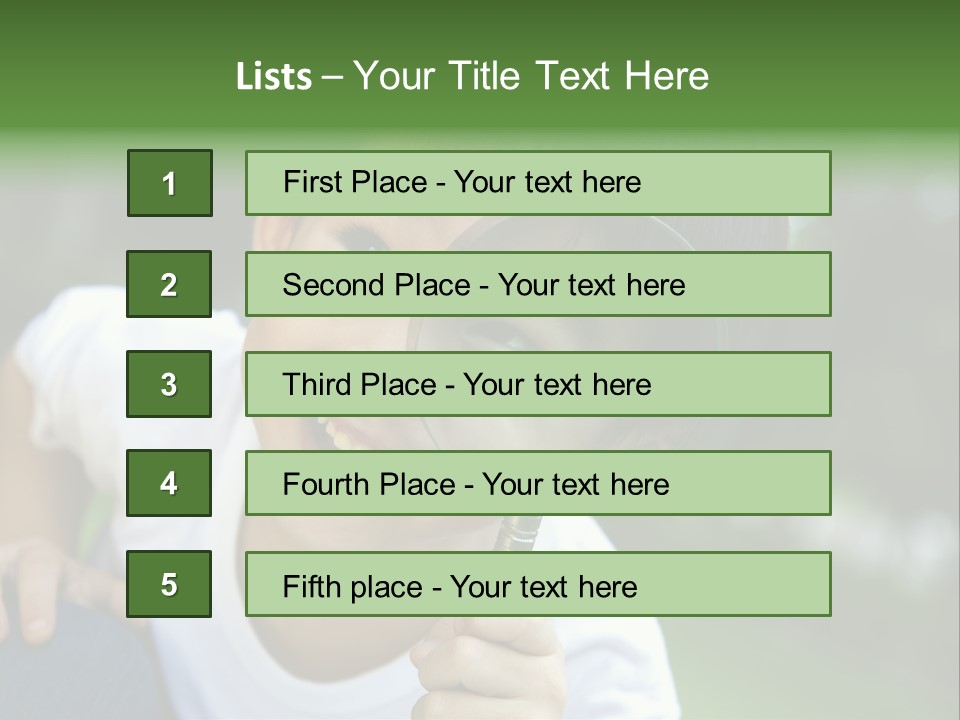 Recreation People Kid PowerPoint Template