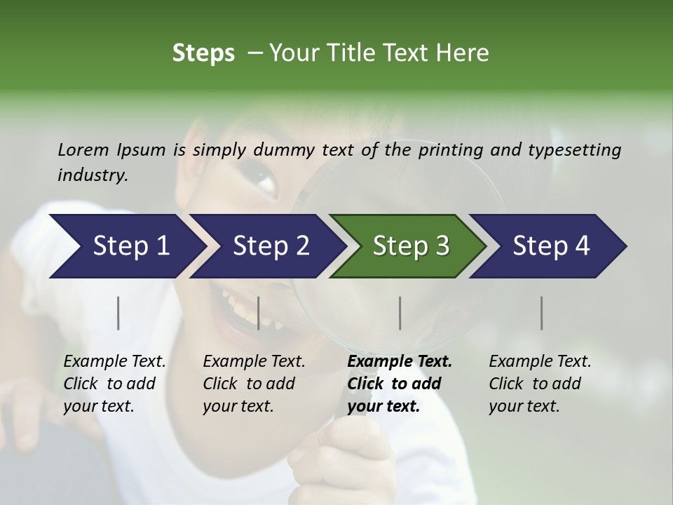 Recreation People Kid PowerPoint Template