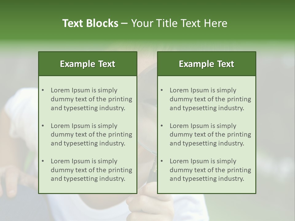 Recreation People Kid PowerPoint Template