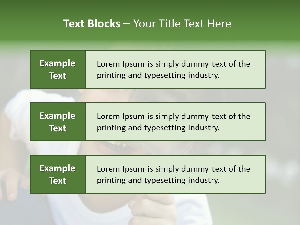 Recreation People Kid PowerPoint Template