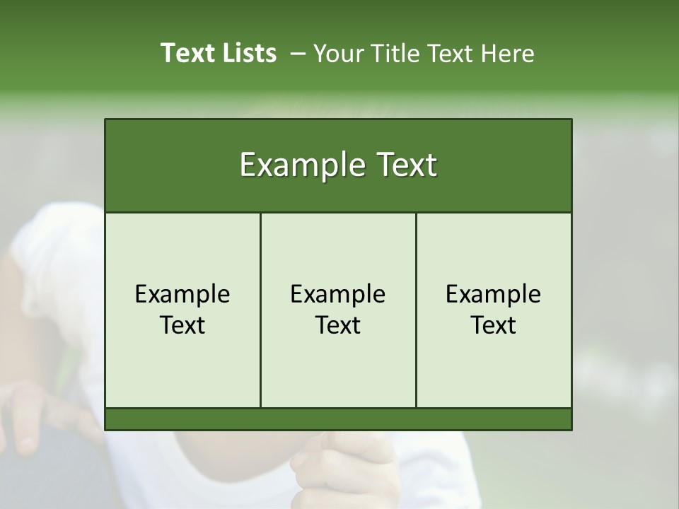 Recreation People Kid PowerPoint Template