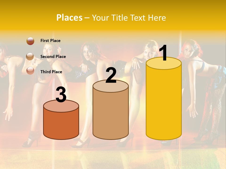 Women Pretty Entertainment PowerPoint Template