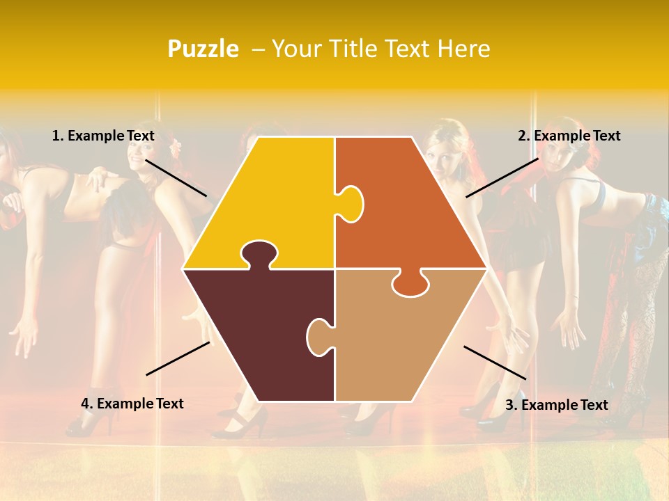 Women Pretty Entertainment PowerPoint Template