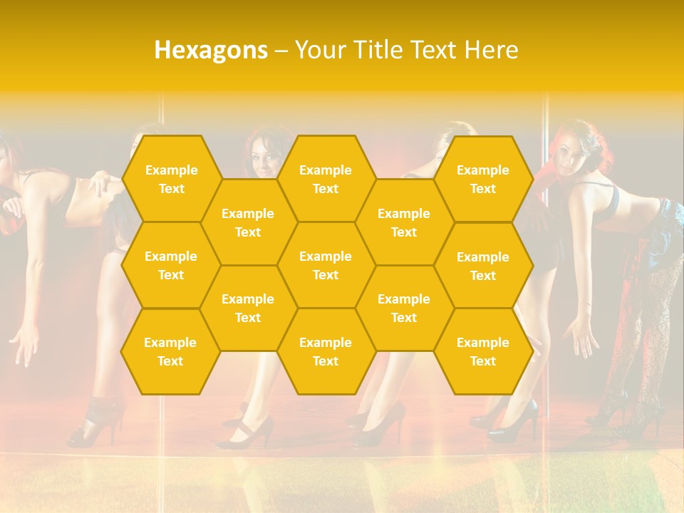 Women Pretty Entertainment PowerPoint Template