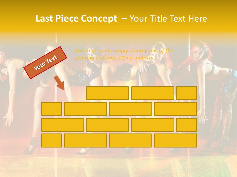 Women Pretty Entertainment PowerPoint Template