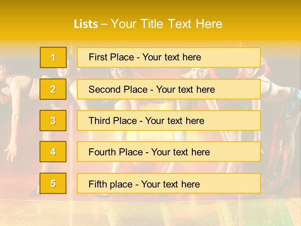 Women Pretty Entertainment PowerPoint Template