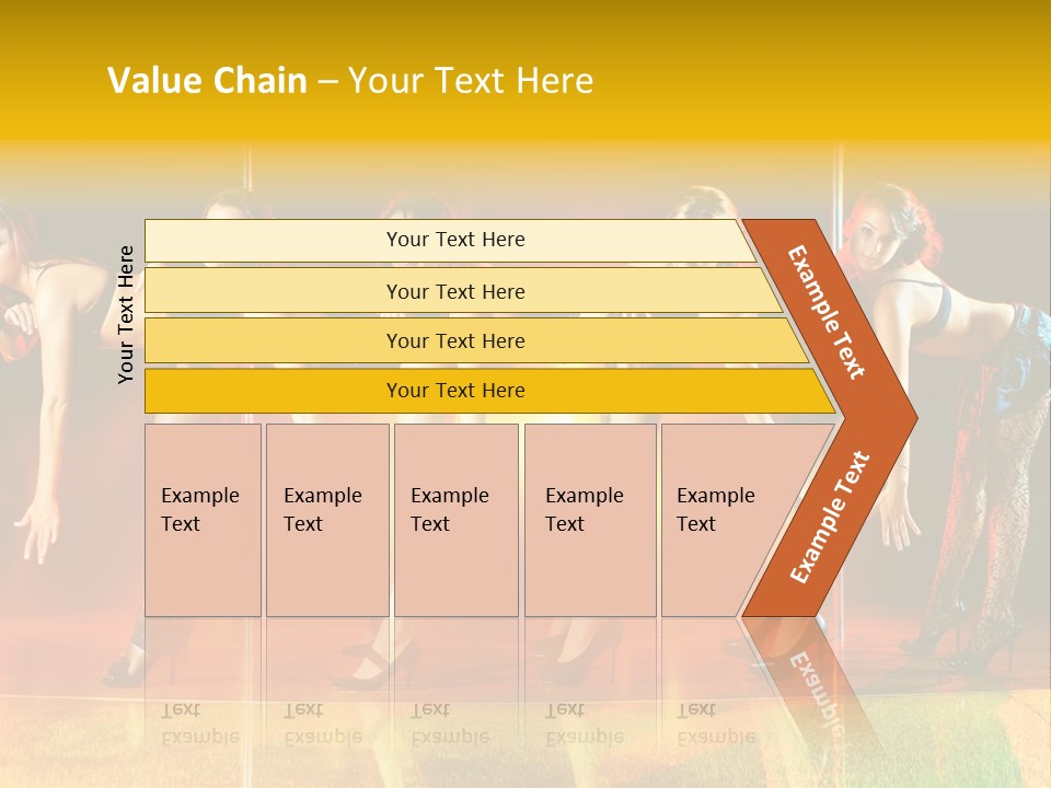 Women Pretty Entertainment PowerPoint Template