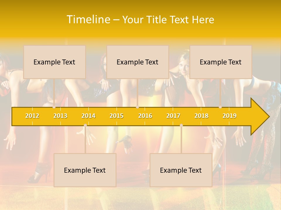 Women Pretty Entertainment PowerPoint Template