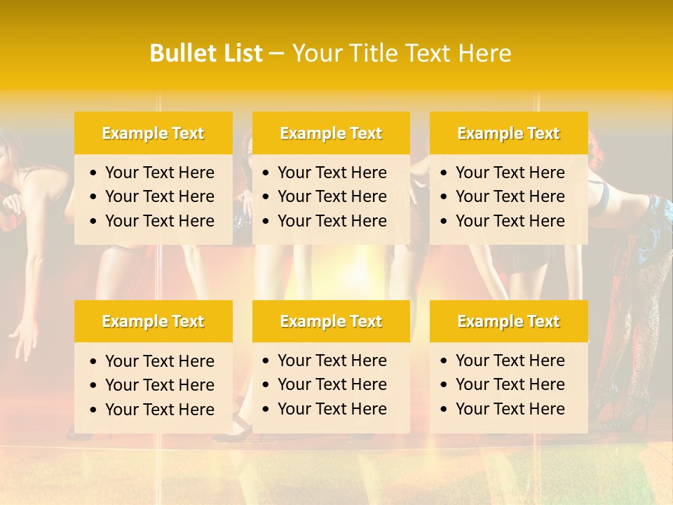 Women Pretty Entertainment PowerPoint Template