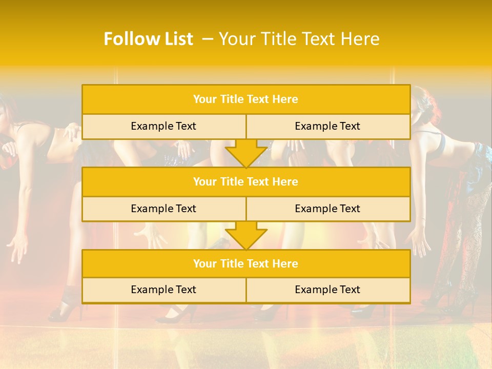Women Pretty Entertainment PowerPoint Template