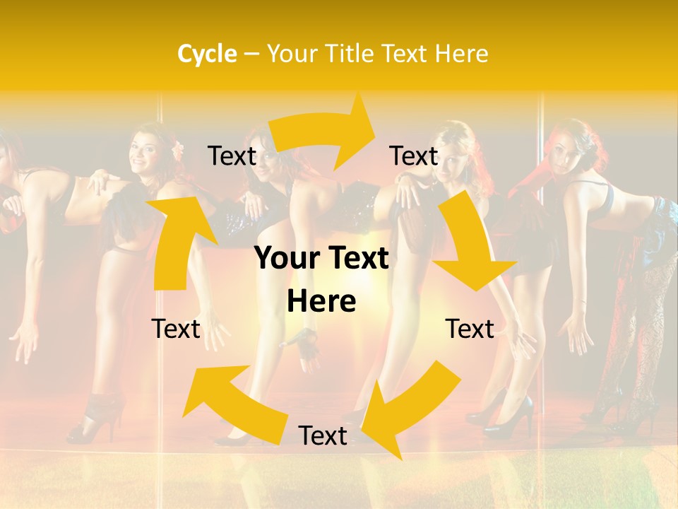 Women Pretty Entertainment PowerPoint Template