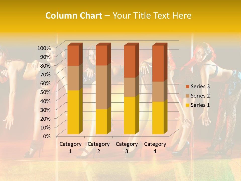 Women Pretty Entertainment PowerPoint Template