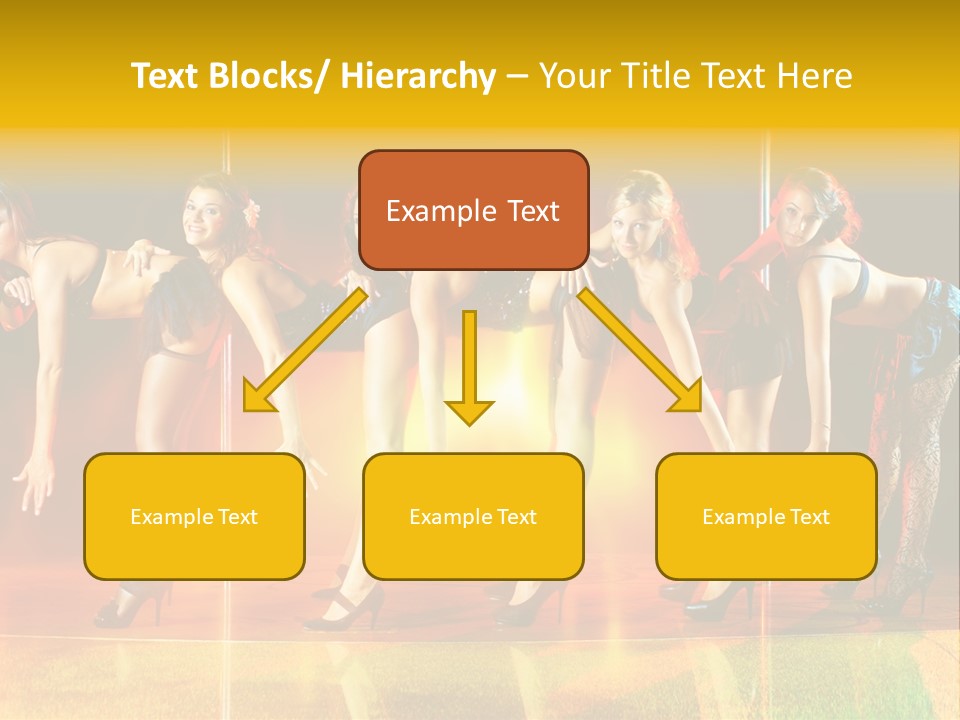 Women Pretty Entertainment PowerPoint Template