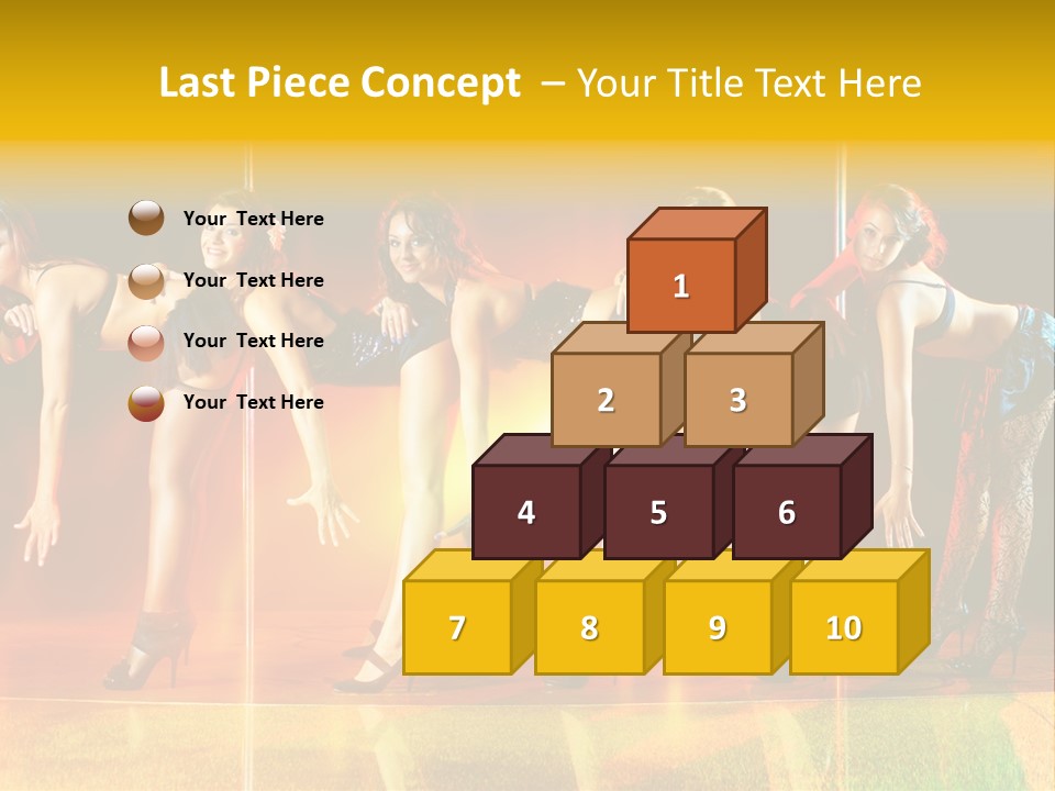 Women Pretty Entertainment PowerPoint Template