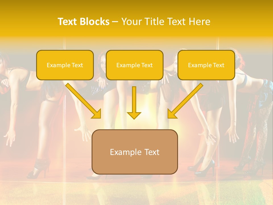 Women Pretty Entertainment PowerPoint Template