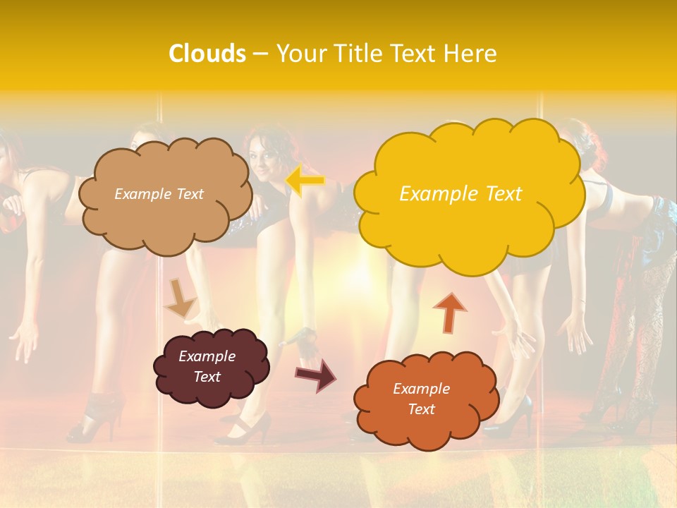 Women Pretty Entertainment PowerPoint Template