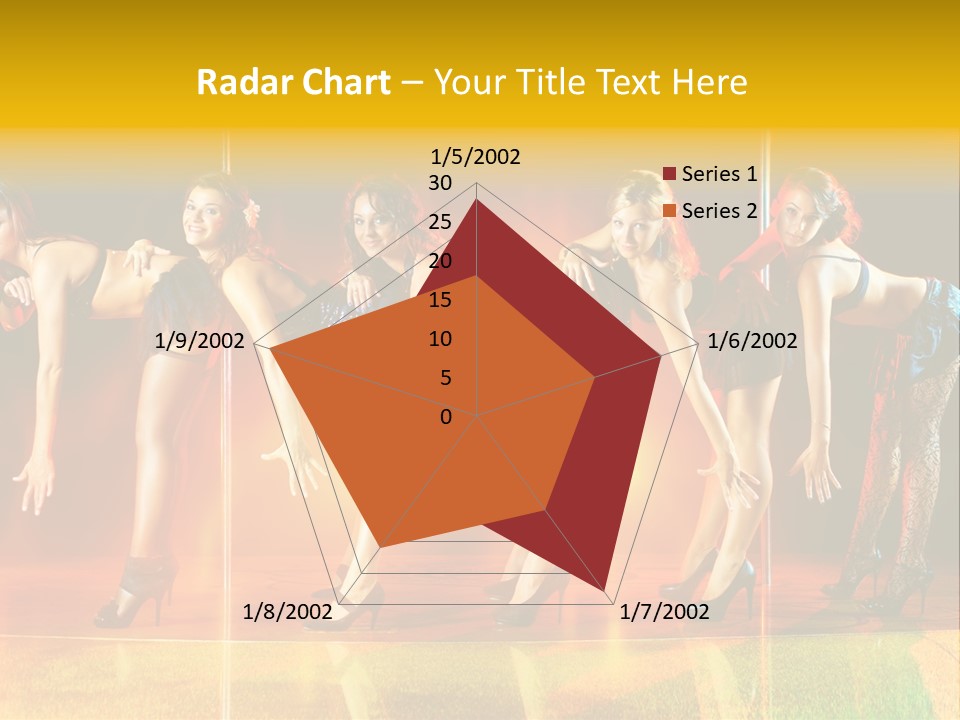 Women Pretty Entertainment PowerPoint Template