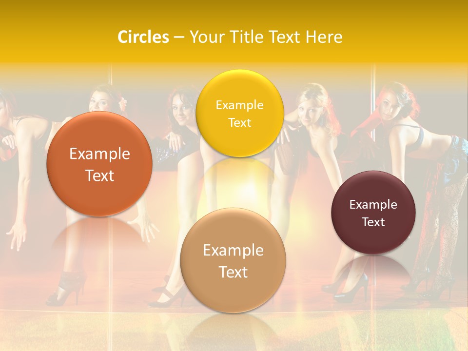 Women Pretty Entertainment PowerPoint Template