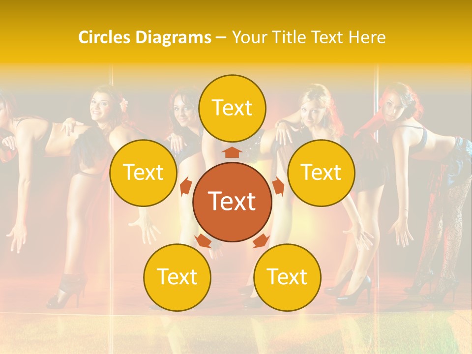 Women Pretty Entertainment PowerPoint Template