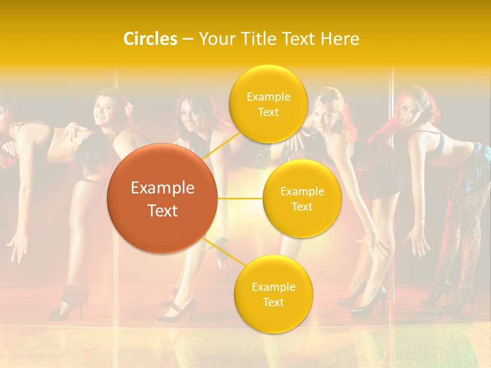 Women Pretty Entertainment PowerPoint Template