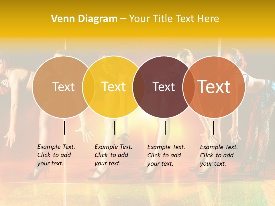 Women Pretty Entertainment PowerPoint Template