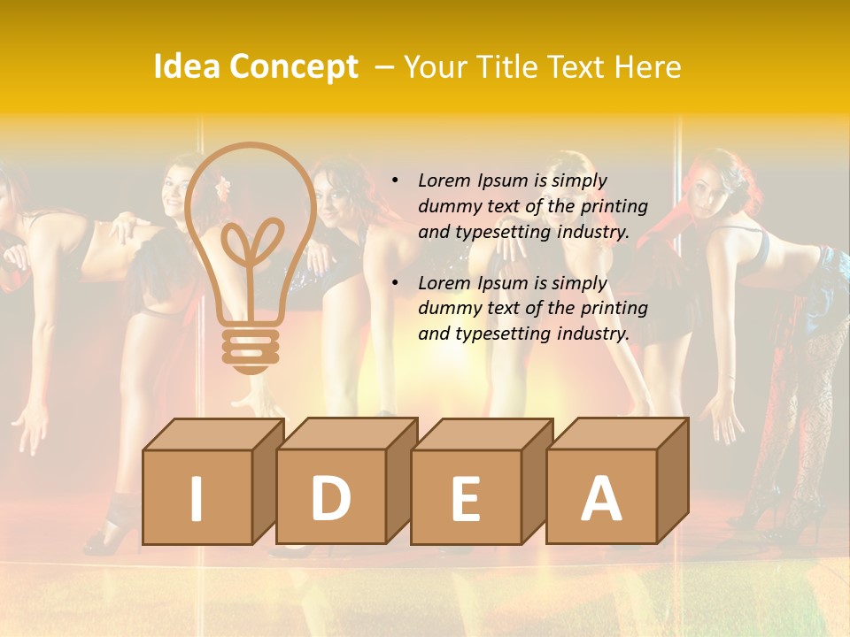 Women Pretty Entertainment PowerPoint Template