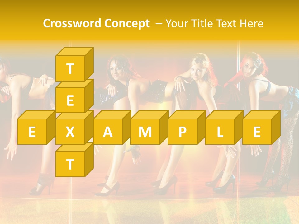 Women Pretty Entertainment PowerPoint Template