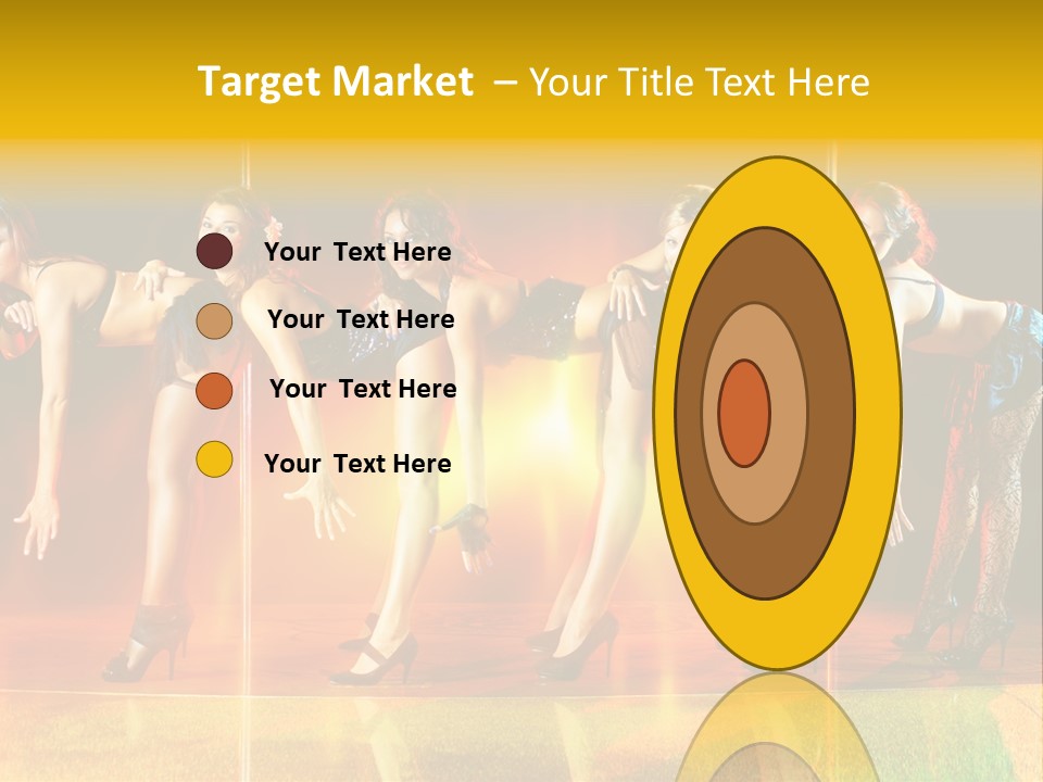 Women Pretty Entertainment PowerPoint Template