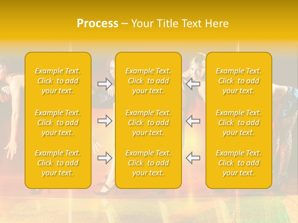 Women Pretty Entertainment PowerPoint Template