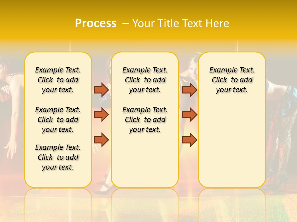 Women Pretty Entertainment PowerPoint Template