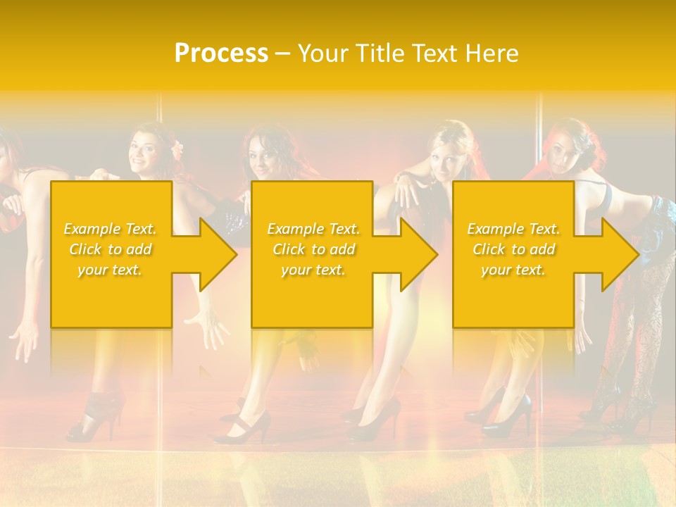 Women Pretty Entertainment PowerPoint Template