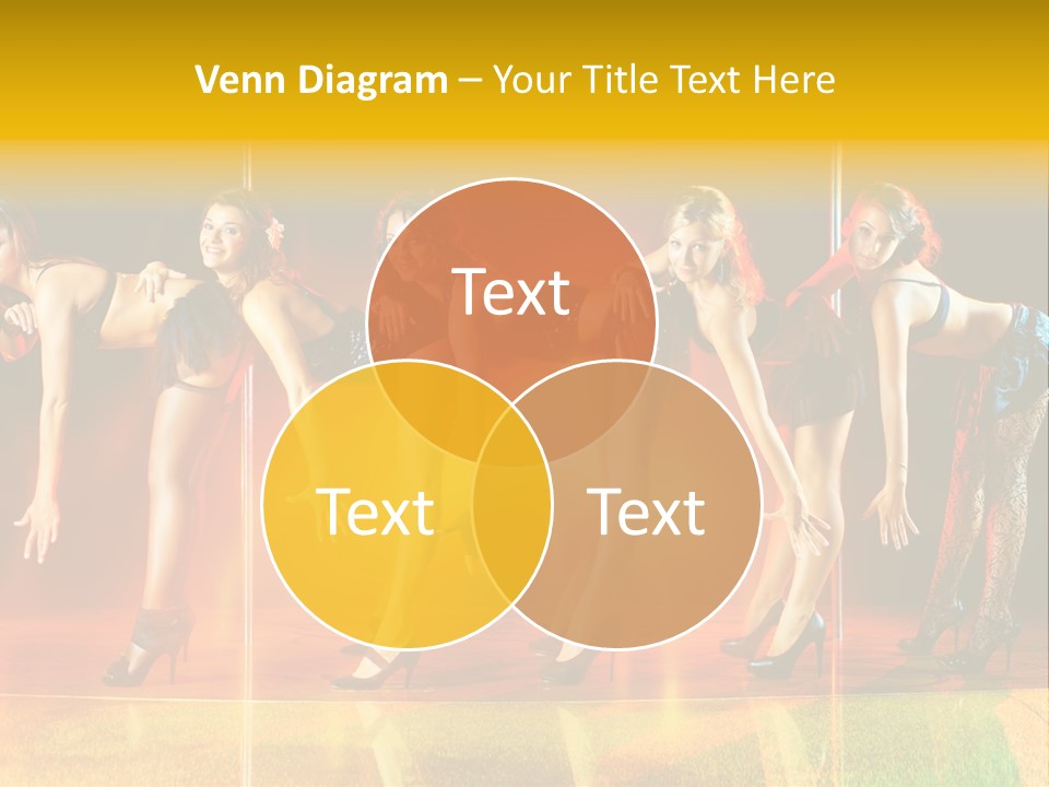 Women Pretty Entertainment PowerPoint Template