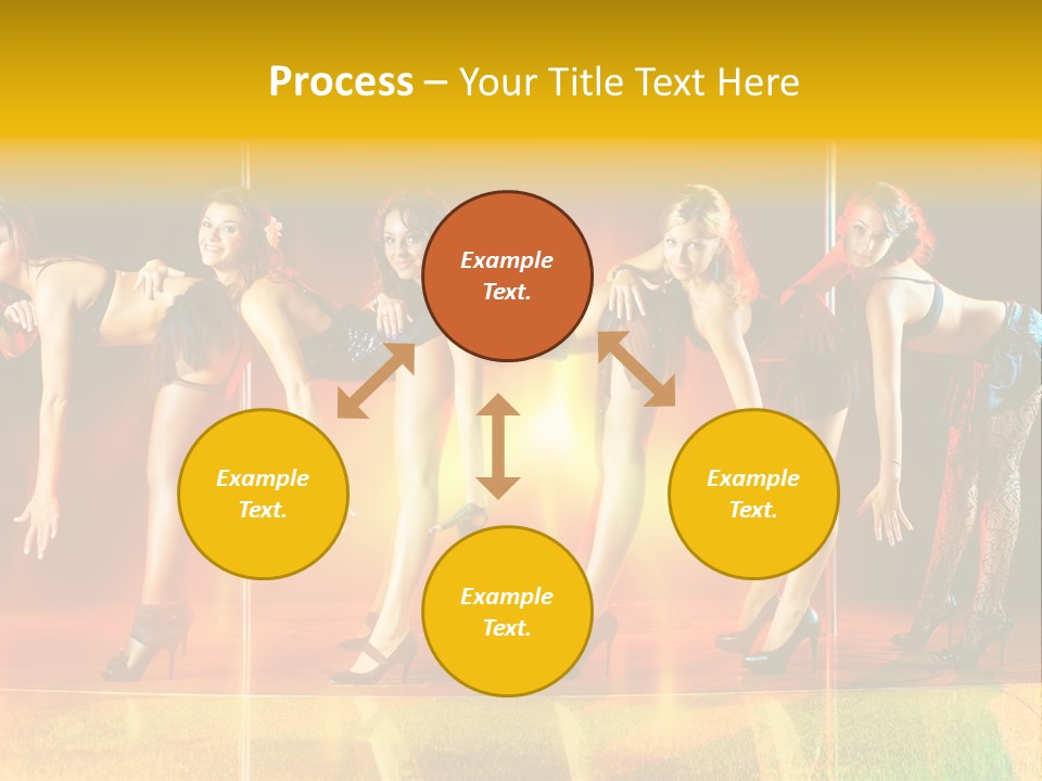 Women Pretty Entertainment PowerPoint Template