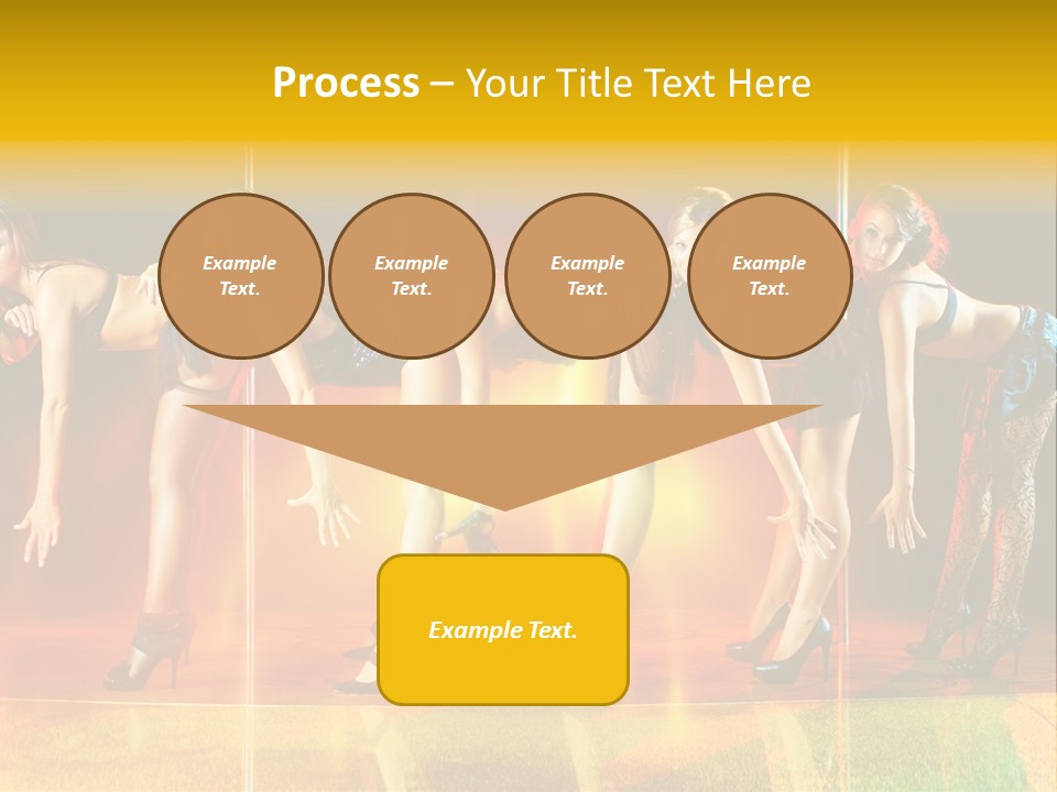 Women Pretty Entertainment PowerPoint Template