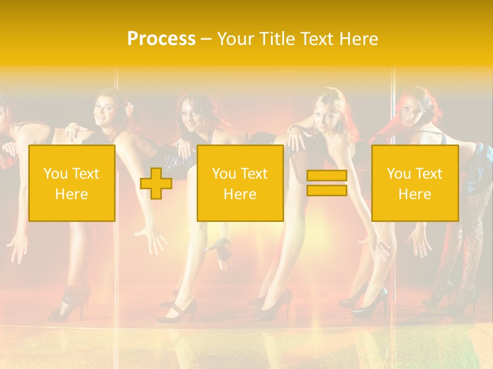 Women Pretty Entertainment PowerPoint Template