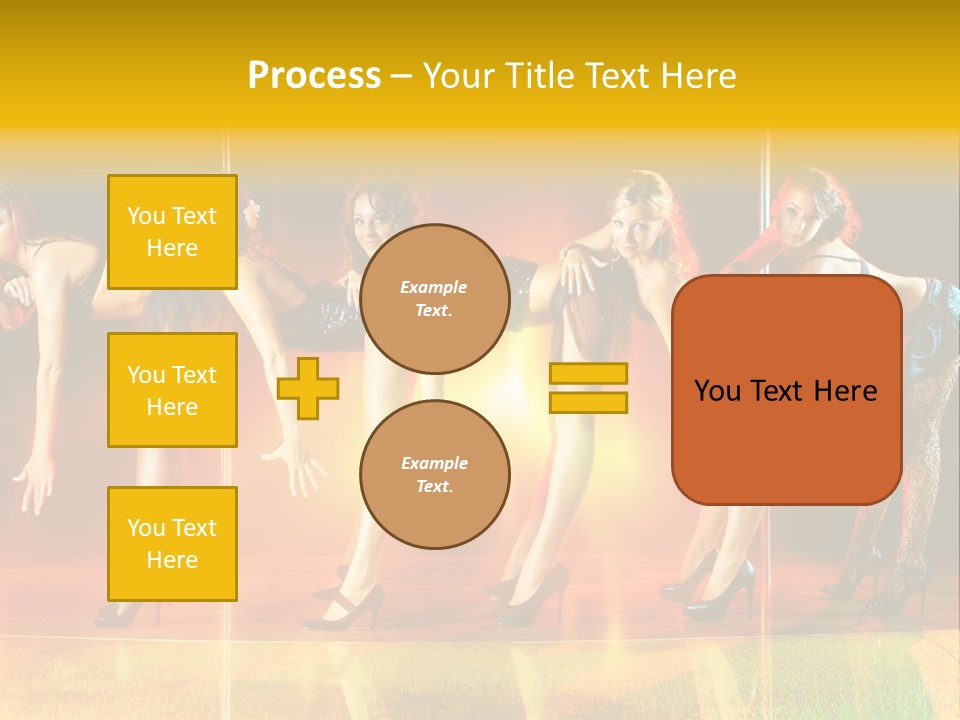 Women Pretty Entertainment PowerPoint Template