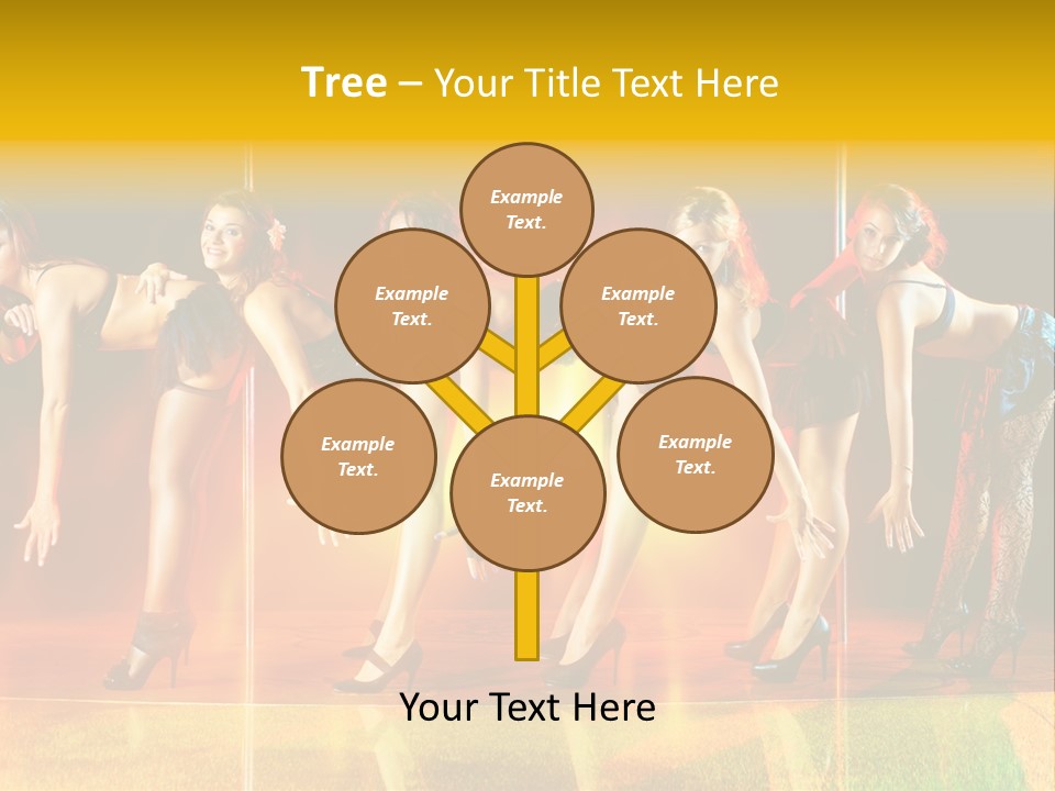 Women Pretty Entertainment PowerPoint Template