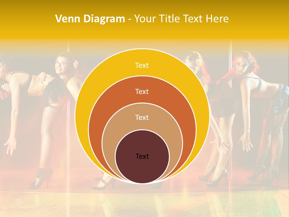 Women Pretty Entertainment PowerPoint Template