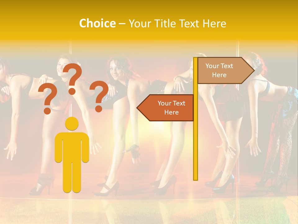 Women Pretty Entertainment PowerPoint Template