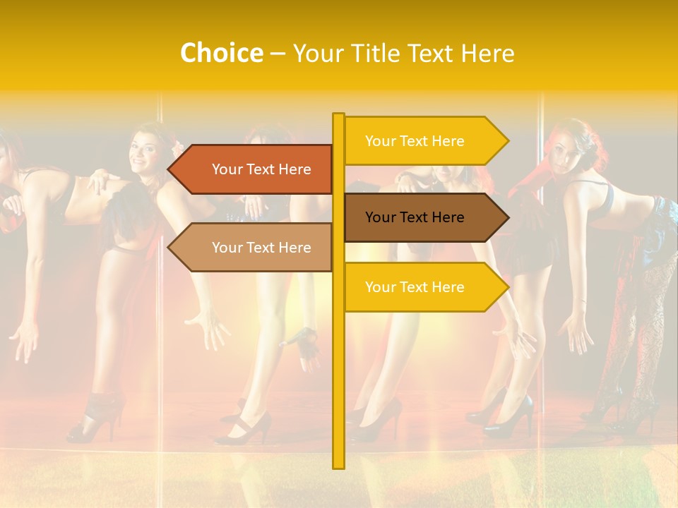 Women Pretty Entertainment PowerPoint Template