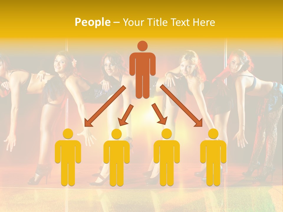 Women Pretty Entertainment PowerPoint Template