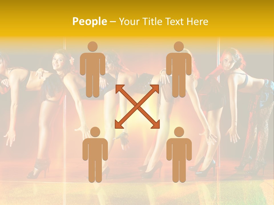 Women Pretty Entertainment PowerPoint Template