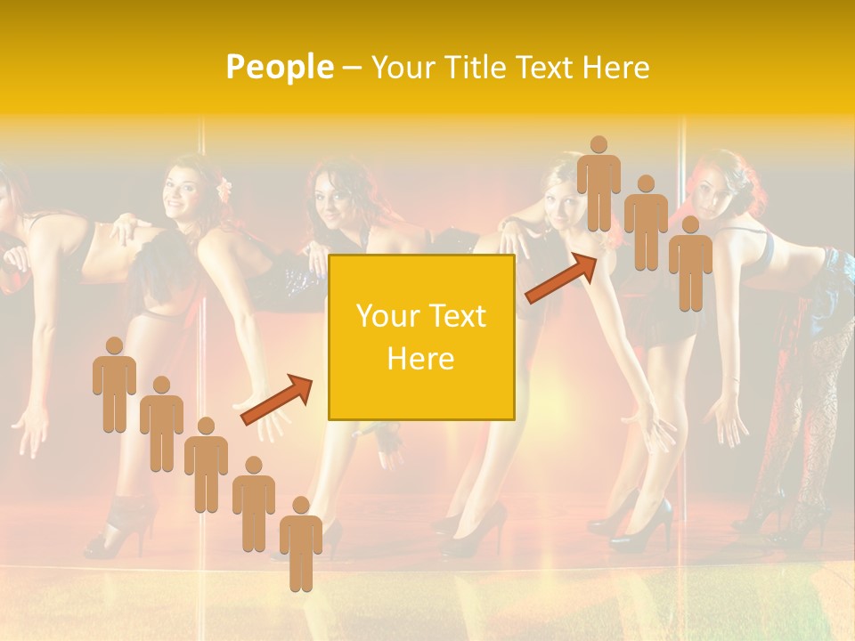 Women Pretty Entertainment PowerPoint Template