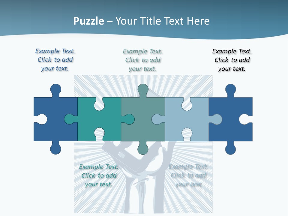 Telecommunication Advertise Application PowerPoint Template