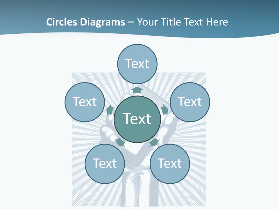 Telecommunication Advertise Application PowerPoint Template