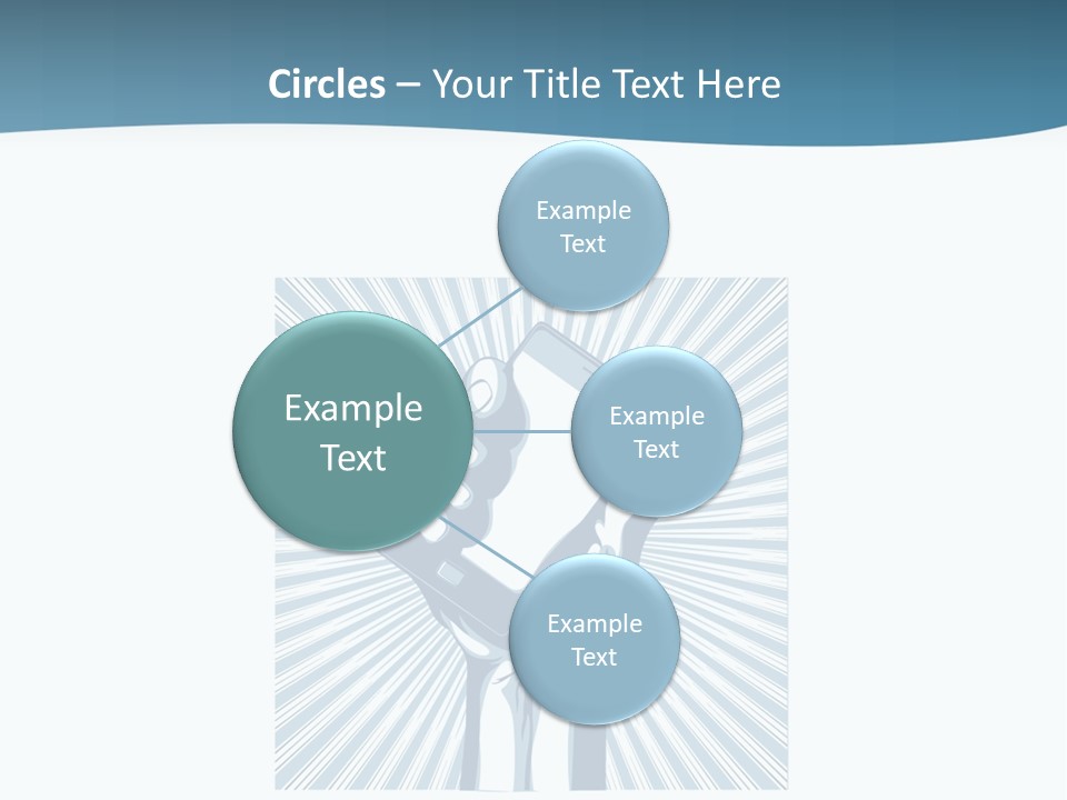 Telecommunication Advertise Application PowerPoint Template